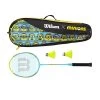 Wilson Federball-Freizeitset Minions (2x Schläger, 2x Bälle, 1x Tasche) -Sportausrüstung Wilson WR105610F Minions Badminton Racket Kit202 1200x1200 1