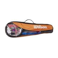Wilson Federball-Freizeitset V2 (4x Schläger, 3x Bälle, 1x Netz, 1x Tasche) 7 Wilson Federball-Freizeitset V2 (4x Schläger, 3x Bälle, 1x Netz, 1x Tasche) -Sportausrüstung Wilson WR135810F BADMINTON 4PC KIT Set202 1200x1200 1