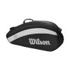 Wilson Tennis-Racketbag Roger Federer Team (Schlägertasche, 1 Hauptfach) Schwarz/grau 3er -Sportausrüstung Wilson WR8005801 RF TEAM 3PK Tasche201 1200x1200 1