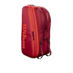 Wilson Tennis-Racketbag Tour (Schlägertasche, 2 Hauptfächer) Rot 12er -Sportausrüstung Wilson WR8011202 2 TOUR 12PK201 1200x1200 1