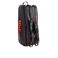 Wilson Tennis-Racketbag Tour (Schlägertasche, 2 Hauptfächer) Schwarz 6er -Sportausrüstung Wilson WR8011301 Tour 6PK Tasche201 1200x1200 1