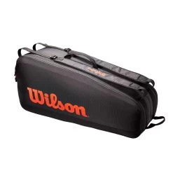 Wilson Tennis-Racketbag Tour (Schlägertasche, 2 Hauptfächer) Schwarz 6er -Sportausrüstung Wilson WR8011301 Tour 6PK Tasche203 1200x1200 1