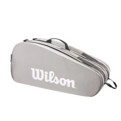 Wilson Tennis-Racketbag Tour (Schlägertasche, 2 Hauptfächer) 2023 Grau 6er -Sportausrüstung Wilson WR8022101 Tour 6PK Tasche202 1200x1200 1