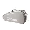 Wilson Tennis-Racketbag Tour (Schlägertasche, 2 Hauptfächer) 2023 Grau 6er -Sportausrüstung Wilson WR8022101 Tour 6PK Tasche203 1200x1200 1