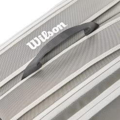 Wilson Tennis-Racketbag Tour (Schlägertasche, 2 Hauptfächer) 2023 Grau 6er -Sportausrüstung Wilson WR8022101 Tour 6PK Tasche205 1200x1200 1