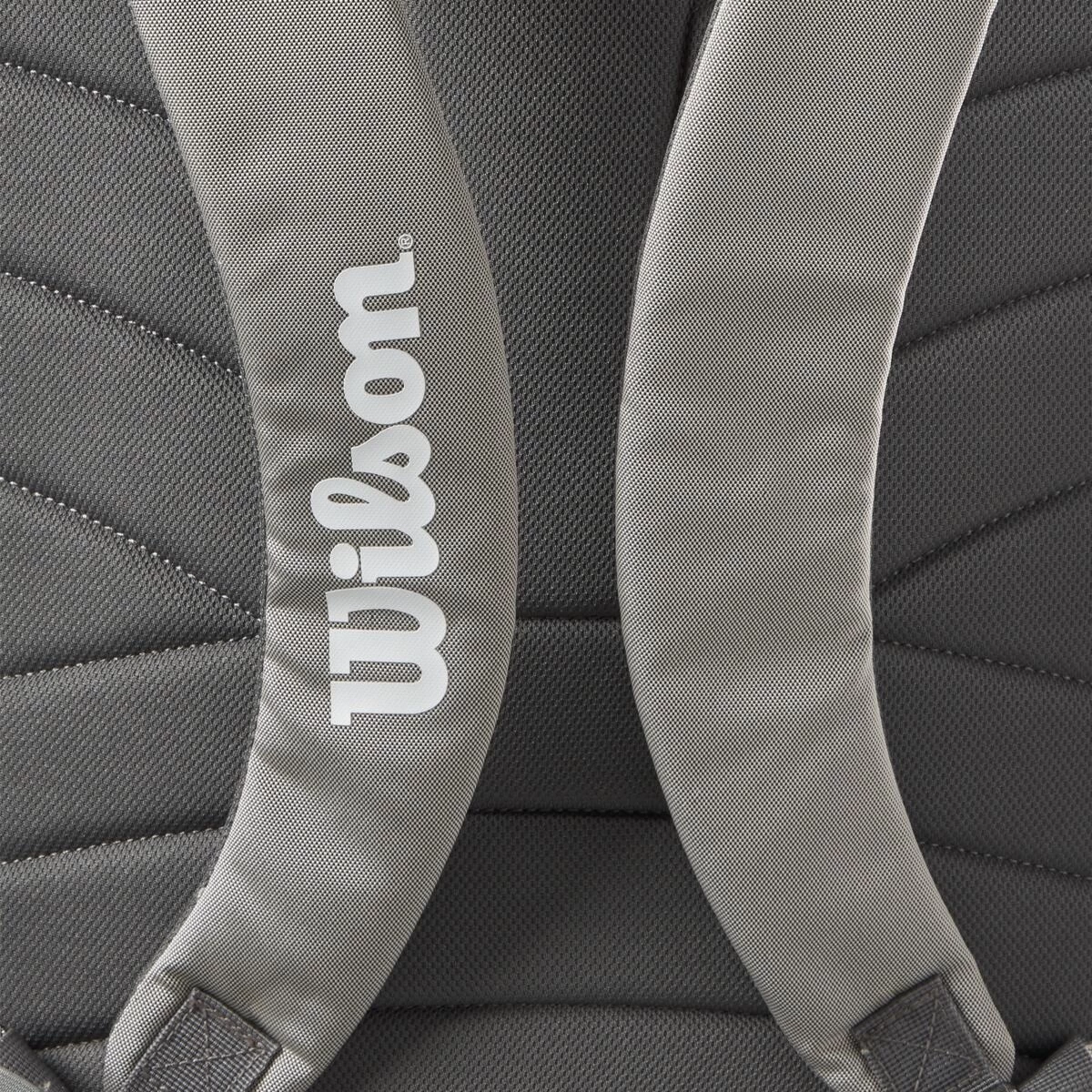 Wilson Tennis-Rucksack Tour (Haupt+Schlägerfach, Schuhfach) 2023 Grau 6 Wilson Tennis-Rucksack Tour (Haupt+Schlägerfach, Schuhfach) 2023 Grau – Bild 4