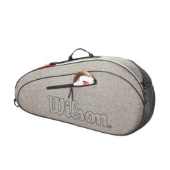 Wilson Tennis-Racketbag (Schlägertasche, 1 Hauptfach) Team 2023 Grau 3er -Sportausrüstung Wilson WR8022801 Team 3PK HeatherGrey Tasche203 1200x1200 1