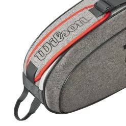 Wilson Tennis-Racketbag (Schlägertasche, 1 Hauptfach) Team 2023 Grau 3er -Sportausrüstung Wilson WR8022801 Team 3PK HeatherGrey Tasche204 1200x1200 1