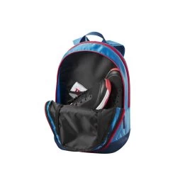Wilson Tennis-Rucksack Junior/Kinder (Hauptfach+Schlägerfach) 2023 Blau -Sportausrüstung Wilson WR8023802 Backpack LightBlue Rucksack201 1200x1200 1