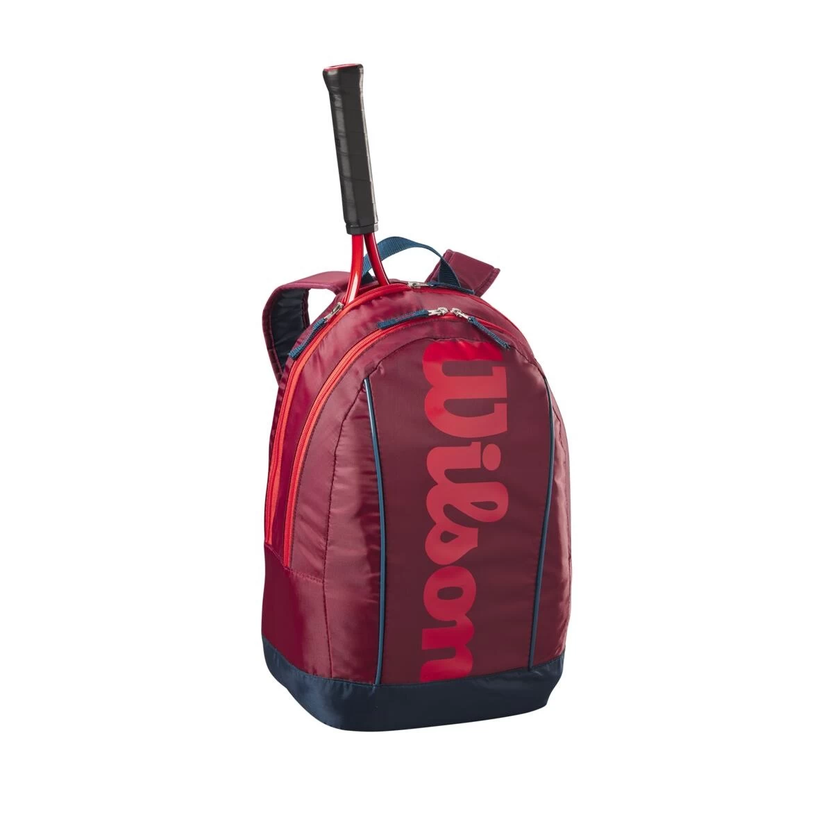 Wilson Tennis-Rucksack Junior/Kinder (Hauptfach+Schlägerfach) 2023 Rot 3 Wilson Tennis-Rucksack Junior/Kinder (Hauptfach+Schlägerfach) 2023 Rot