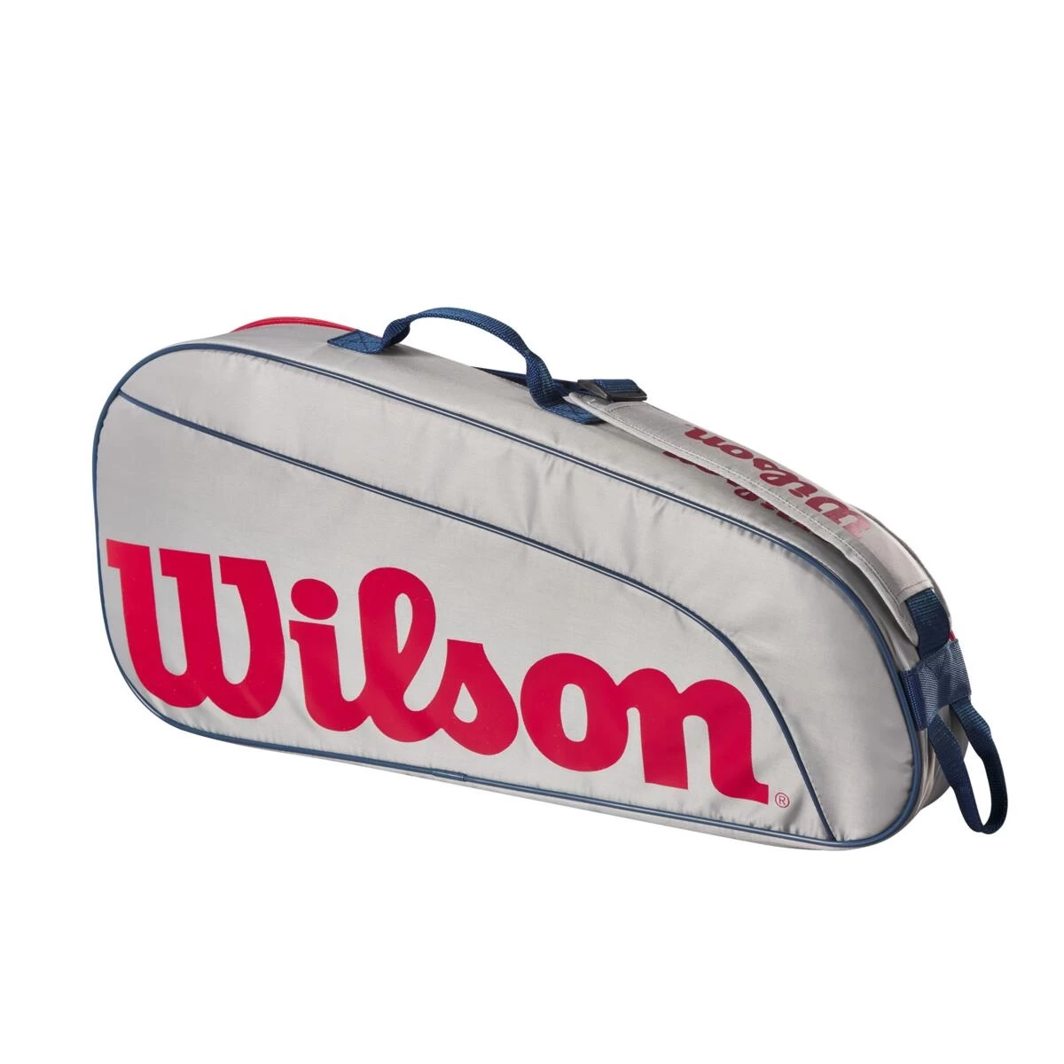 Wilson Tennis-Racketbag Kinder/Junior (Schlägertasche, 1 Hauptfach) 2023 Grau 3er 5 Wilson Tennis-Racketbag Kinder/Junior (Schlägertasche, 1 Hauptfach) 2023 Grau 3er – Bild 3