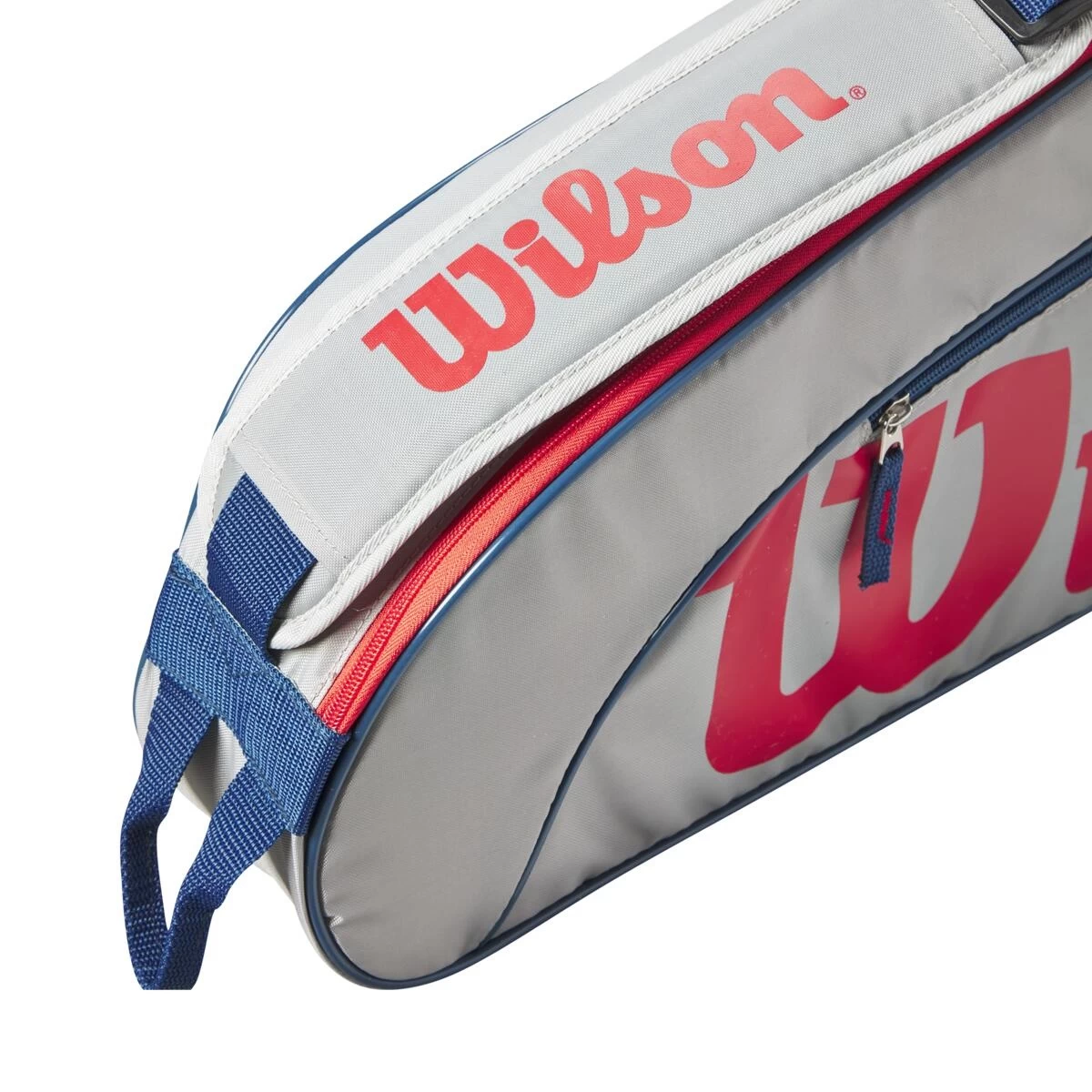 Wilson Tennis-Racketbag Kinder/Junior (Schlägertasche, 1 Hauptfach) 2023 Grau 3er 7 Wilson Tennis-Racketbag Kinder/Junior (Schlägertasche, 1 Hauptfach) 2023 Grau 3er – Bild 5