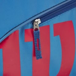 Wilson Tennis-Racketbag Kinder/Junior (Schlägertasche, 1 Hauptfach) 2023 Blau 3er -Sportausrüstung Wilson WR8023902 3PK Tasche206 1200x1200 1