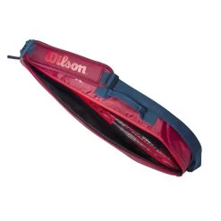 Wilson Tennis-Racketbag Kinder/Junior (Schlägertasche, 1 Hauptfach) 2023 Rot 3er -Sportausrüstung Wilson WR8023903 3PK Tasche205 1200x1200 1