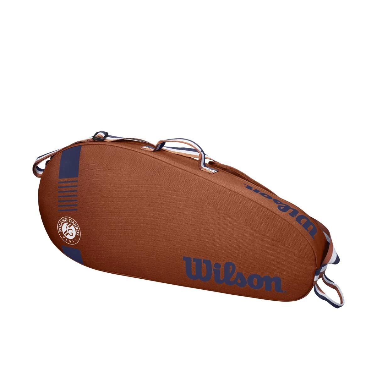 Wilson Tennis-Racketbag Roland Garros Team (Schlägertasche, 1 Hauptfach) 2023 Claybraun 3er 4 Wilson Tennis-Racketbag Roland Garros Team (Schlägertasche, 1 Hauptfach) 2023 Claybraun 3er – Bild 2