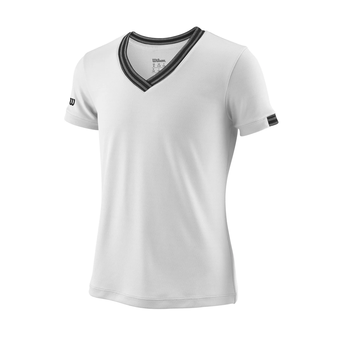 Wilson Shirt Team V-Neck Weiss Mädchen 3 Wilson Shirt Team V-Neck Weiss Mädchen