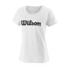 Aktion Noch Gültig Klicken Sie Auf Das Icon, Um Eine Erklärung Zu Erhalten. Wilson Tennis-Shirt Team Logo #18 Weiss Damen