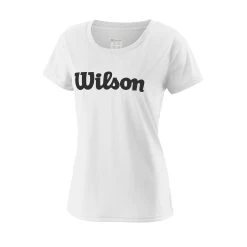 Aktion Noch Gültig Klicken Sie Auf Das Icon, Um Eine Erklärung Zu Erhalten. Wilson Tennis-Shirt Team Logo #18 Weiss Damen