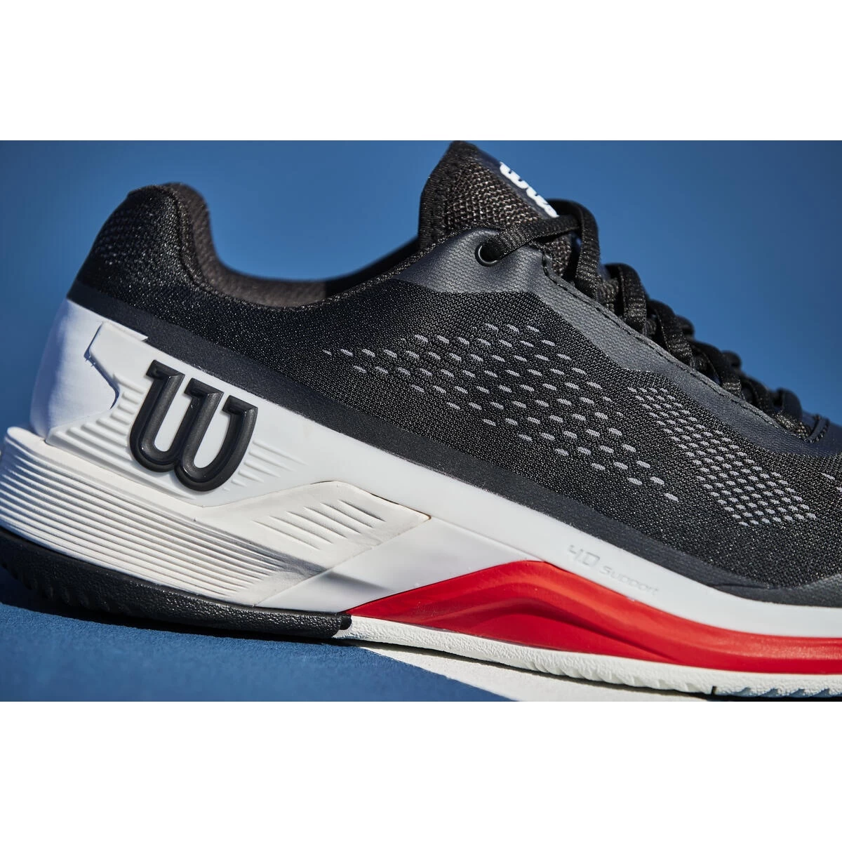 Wilson Tennisschuhe Rush Pro 4.0 Allcourt Schwarz Herren 5 Wilson Tennisschuhe Rush Pro 4.0 Allcourt Schwarz Herren – Bild 3