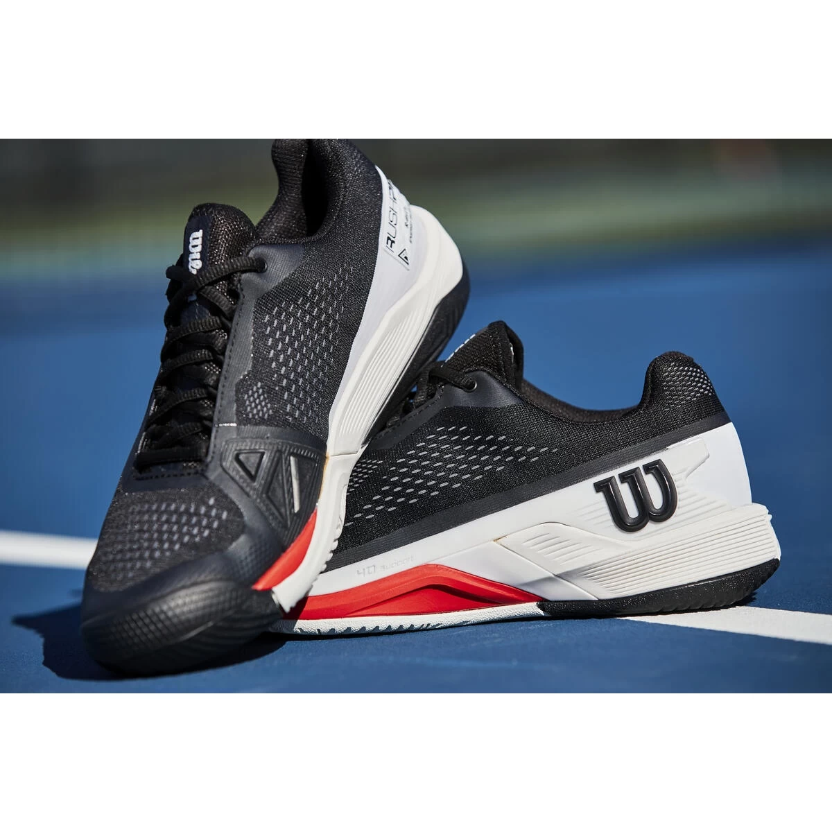 Wilson Tennisschuhe Rush Pro 4.0 Allcourt Schwarz Herren 6 Wilson Tennisschuhe Rush Pro 4.0 Allcourt Schwarz Herren – Bild 4