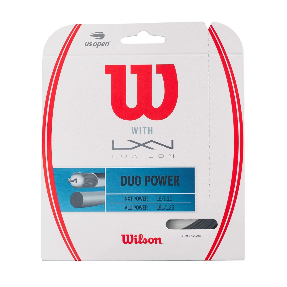 Wilson Tennissaite Duo Power (NXT Power + Alu Power) Hybrid 2x6,1 Meter 3 Wilson Tennissaite Duo Power (NXT Power + Alu Power) Hybrid 2x6,1 Meter
