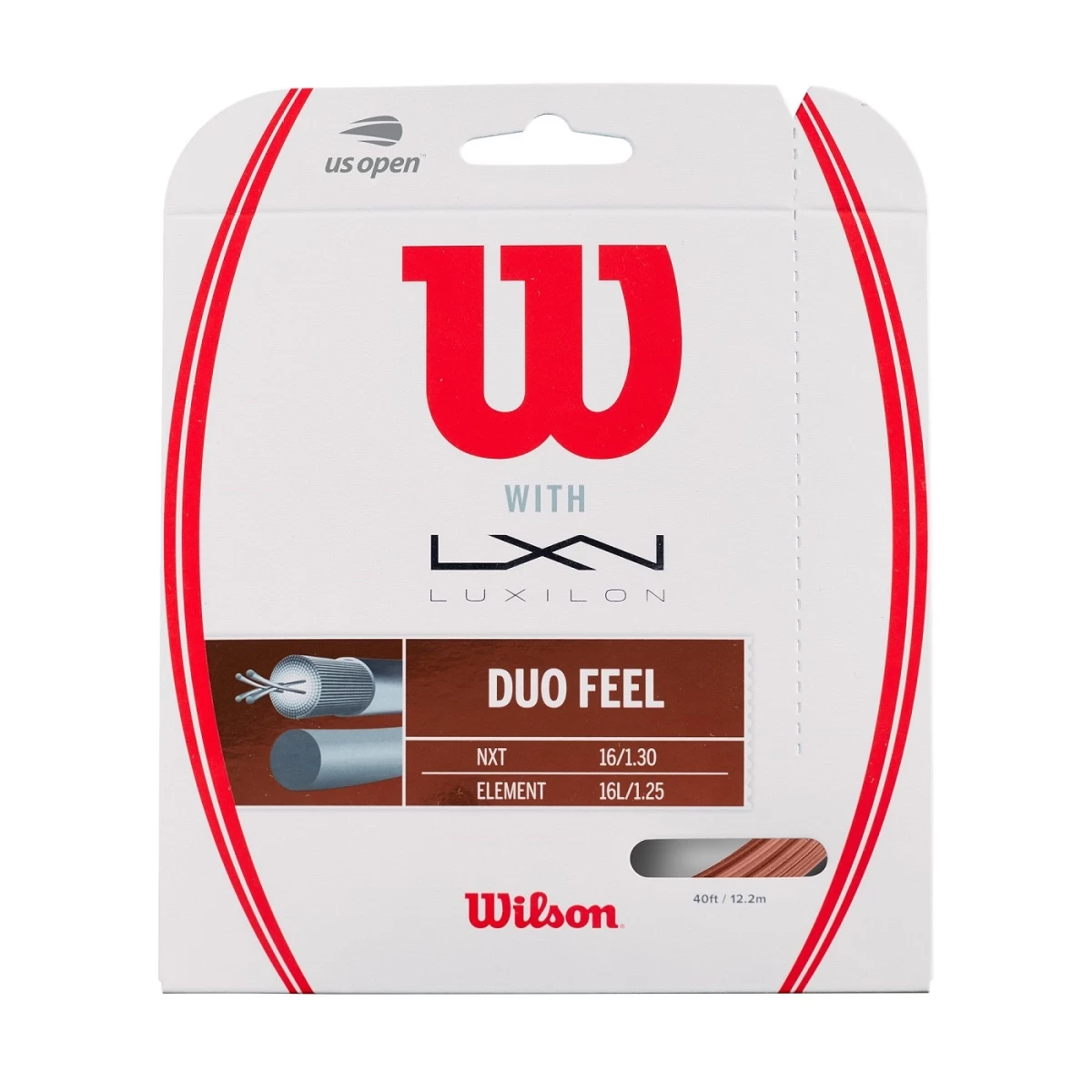 Wilson Tennissaite Duo Feel (NXT + Element) Hybrid 2x6,1m 3 Wilson Tennissaite Duo Feel (NXT + Element) Hybrid 2x6,1m