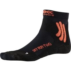 X-Socks Laufsocke Sky Run Two 4.0 - Für Trail- Und Waldläufe - Schwarz Herren - 1 Paar -Sportausrüstung X Socks XS RS14S19U B002 Sky Run Two 1200x1200 1
