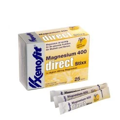 Xenofit Magnesium 400 Direct Stixx (Nahrungsergänzungsmittel Mit Magnesium) 25x2,5g Box