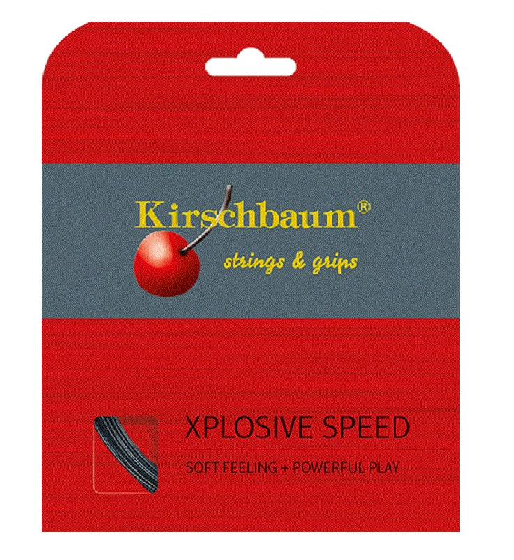Kirschbaum Tennissaite Xplosive Speed (Spielgefühl+Power) Schwarz 12m Set 3 Kirschbaum Tennissaite Xplosive Speed (Spielgefühl+Power) Schwarz 12m Set