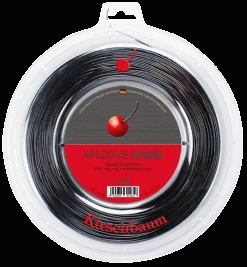 Kirschbaum Tennissaite Xplosive Speed (Spielgefühl+Power) Schwarz 200m Rolle