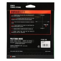 Yonex Tennissaite Poly Tour Drive 1.25 (Haltbarkeit+Spin) Silber 12m Set -Sportausrüstung YONEX NT125PDS SI 2 1200x1200 1