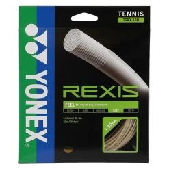 Besaitung Mit Tennissaite Yonex Rexis (Kontrolle+Touch) Natur