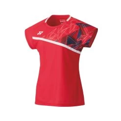 Yonex Badminton-Shirt Tournament Rot Damen