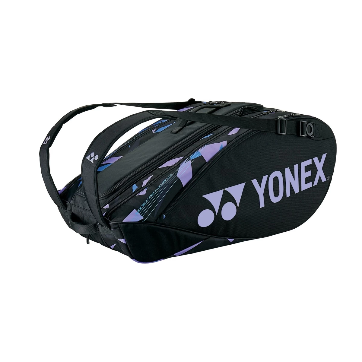 Yonex Racketbag Pro Racquet 2023 (Schlägertasche, 3 Hauptfächer, Therrmofach) Violett/schwarz 9er 3 Yonex Racketbag Pro Racquet 2023 (Schlägertasche, 3 Hauptfächer, Therrmofach) Violett/schwarz 9er