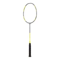 Yonex Badmintonschläger ARC Saber 7 Pro #22 (ausgewogen, Mittel, Made In Japan) Grau/gelb - Unbesaitet -