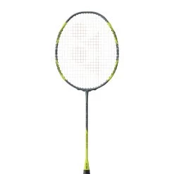 Yonex Badmintonschläger ARC Saber 7 Pro #22 (ausgewogen, Mittel, Made In Japan) Grau/gelb - Unbesaitet - -Sportausrüstung Yonex BAS7P2 ARC 7 PRO Schlaeger206 1200x1200 1