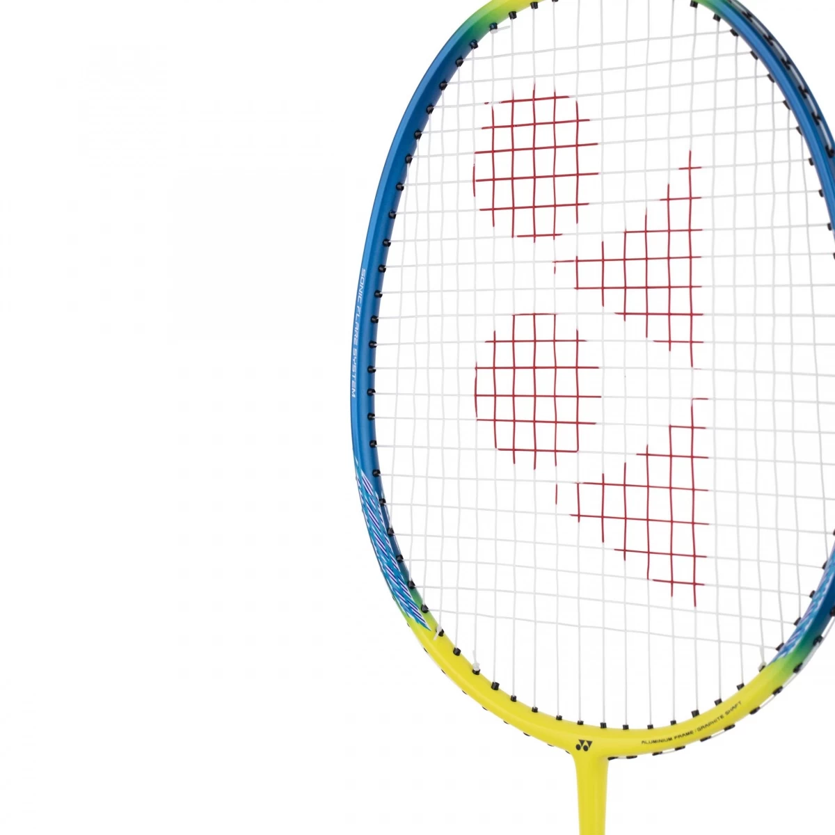 Yonex Badmintonschläger Nanoflare 100 Blau/gelb - Besaitet - 4 Yonex Badmintonschläger Nanoflare 100 Blau/gelb - Besaitet - – Bild 2