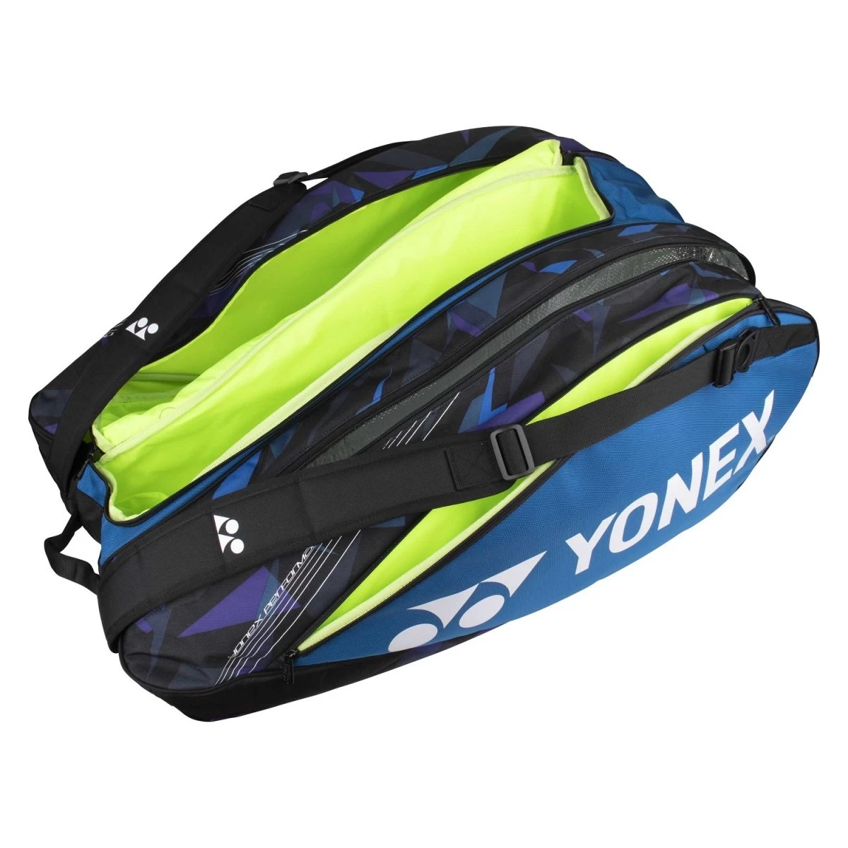 Yonex Racketbag Pro Racquet (Schlägertasche, 3 Hauptfächer, Thermofach) Blau/schwarz 12er 4 Yonex Racketbag Pro Racquet (Schlägertasche, 3 Hauptfächer, Thermofach) Blau/schwarz 12er – Bild 2
