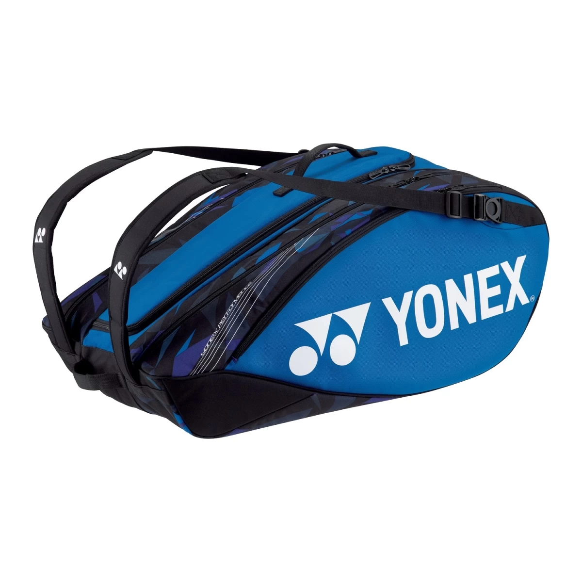 Yonex Racketbag Pro Racquet (Schlägertasche, 3 Hauptfächer, Thermofach) Blau/schwarz 12er 3 Yonex Racketbag Pro Racquet (Schlägertasche, 3 Hauptfächer, Thermofach) Blau/schwarz 12er