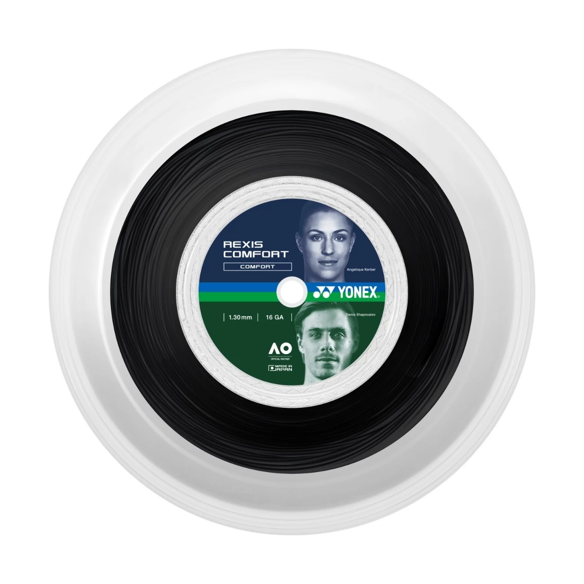 Yonex Tennissaite Rexis Comfort (Power+Komfort) Schwarz 200m Rolle 3 Yonex Tennissaite Rexis Comfort (Power+Komfort) Schwarz 200m Rolle
