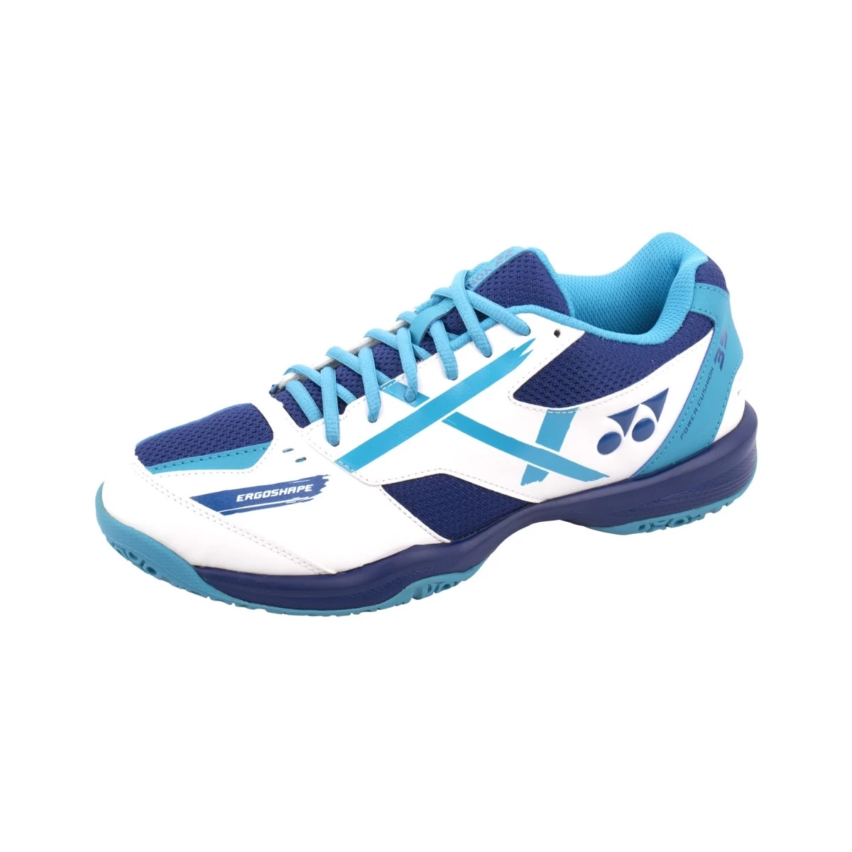 Yonex Badmintonschuhe Power Cushion 39 2023 Weiss/blau Herren 3 Yonex Badmintonschuhe Power Cushion 39 2023 Weiss/blau Herren