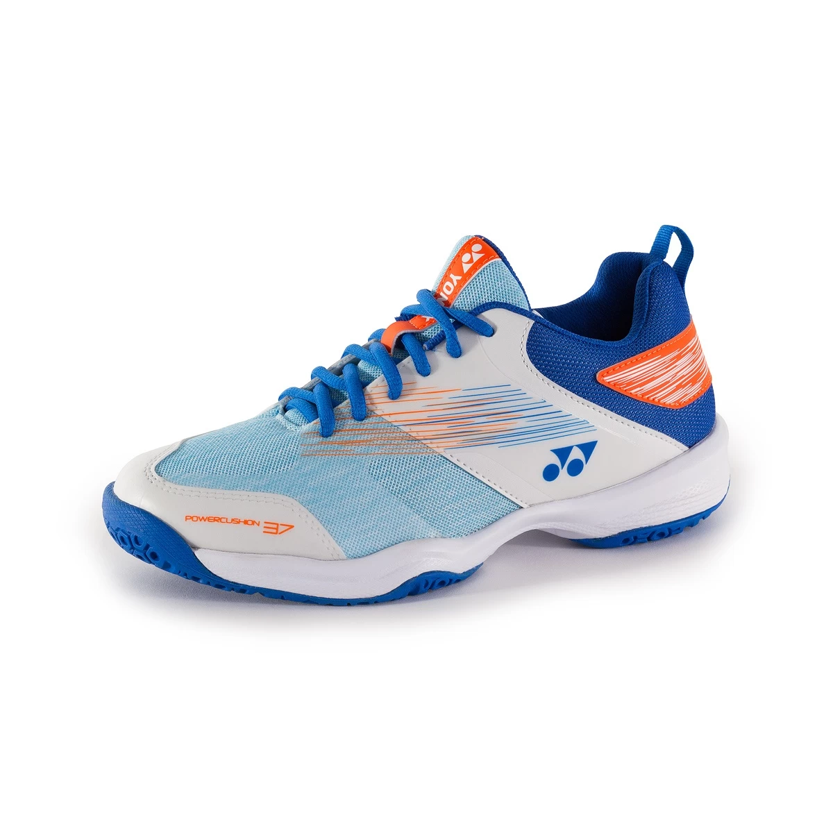 Yonex Badmintonschuhe Power Cushion 37 Weiss/hellblau Herren 3 Yonex Badmintonschuhe Power Cushion 37 Weiss/hellblau Herren