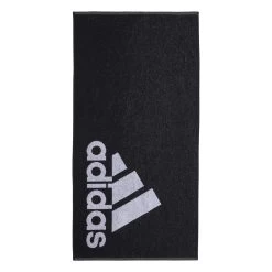 ADIDAS PERFORMANCE Adidas Handtuch (100% Baumwolle) Schwarz/weiss 100x50cm