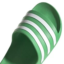 ADIDAS PERFORMANCE Adidas Badeschuhe Adilette Aqua 3-Streifen (Cloudfoam Fußbett, Vorgeformter EVA-Riemen) Grün - 1 Paar -Sportausrüstung adidas FY8048 Adilette Aqua208 1200x1200 1