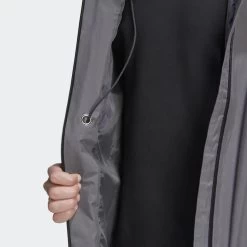 ADIDAS PERFORMANCE Adidas Regenjacke BSC 3S RAIN.RDY Grau Herren -Sportausrüstung adidas GE5867 BSC 3S Rain Jacke 5 840x840 1