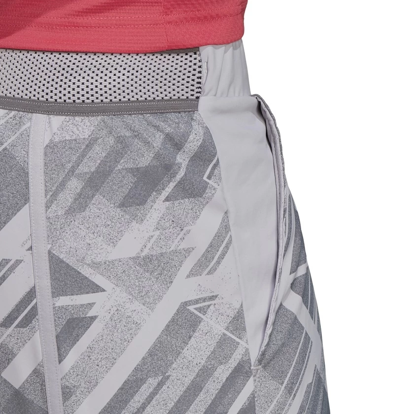 ADIDAS PERFORMANCE Adidas Tennishose Short Printed Ergo Kurz Hellgrau Herren 7 ADIDAS PERFORMANCE Adidas Tennishose Short Printed Ergo Kurz Hellgrau Herren – Bild 5
