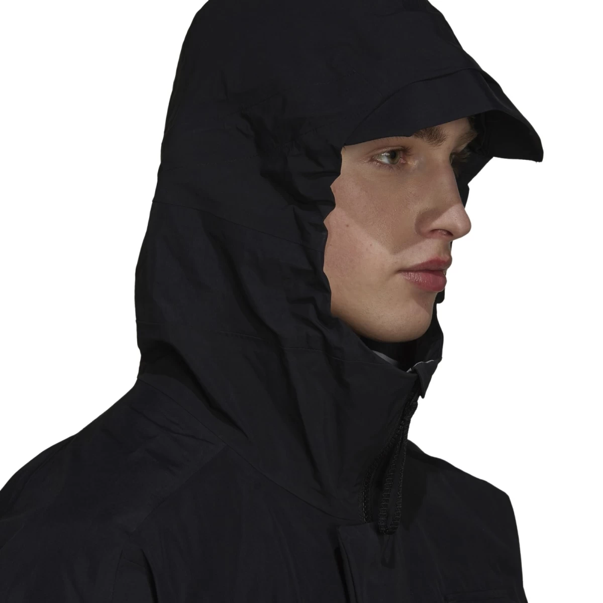 ADIDAS PERFORMANCE Adidas Regenjacke Terrex Xploric (strapazierfähig, Wasserdicht) Schwarz Herren 4 ADIDAS PERFORMANCE Adidas Regenjacke Terrex Xploric (strapazierfähig, Wasserdicht) Schwarz Herren – Bild 2