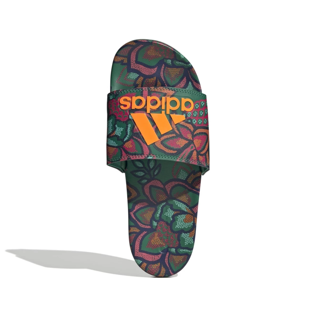 ADIDAS PERFORMANCE Adidas Badeschuhe Adilette Comfort Grün/bunt - 1 Paar 5 ADIDAS PERFORMANCE Adidas Badeschuhe Adilette Comfort Grün/bunt - 1 Paar – Bild 3