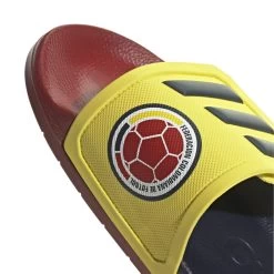 ADIDAS PERFORMANCE Adidas Badeschuhe Adilette TND (Klettverschluss, Cloudfoam Zwischensohle) Gelb/navyblau -Sportausrüstung adidas GX9709 adilette TND208 1200x1200 1