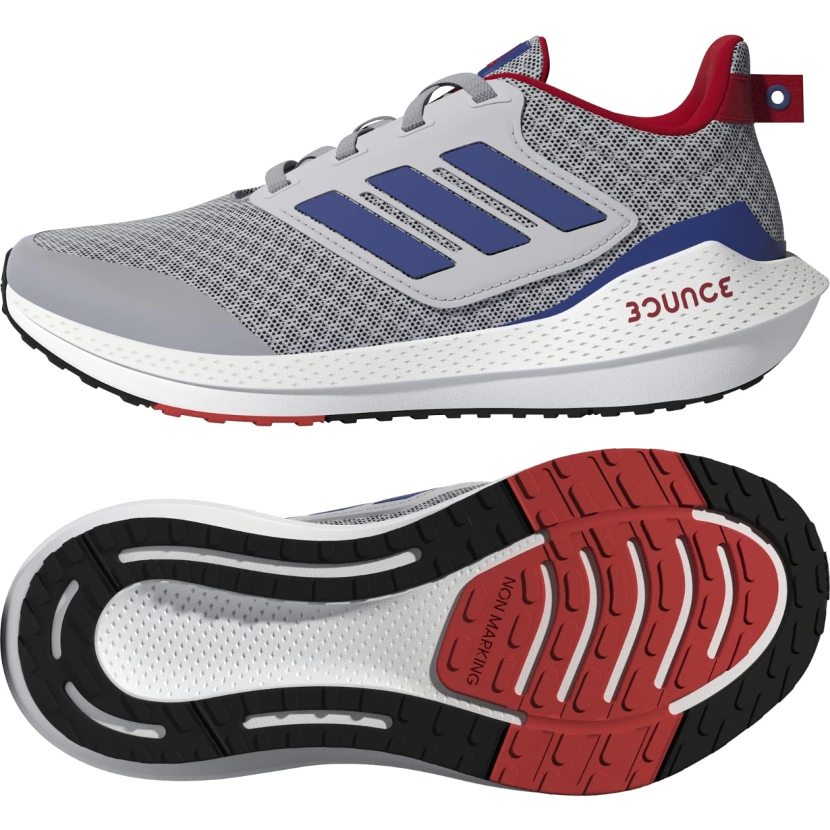 ADIDAS PERFORMANCE Adidas Sneaker EQ21 Run 2.0 Grau/blau Freizeit-Laufschuhe Kinder 5 ADIDAS PERFORMANCE Adidas Sneaker EQ21 Run 2.0 Grau/blau Freizeit-Laufschuhe Kinder – Bild 3